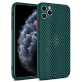 Heat Cooling Breathable Mesh Protection Case For iPhone
