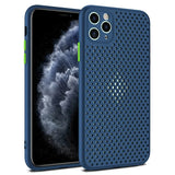 Heat Cooling Breathable Mesh Protection Case For iPhone