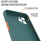 Heat Cooling Breathable Mesh Protection Case For iPhone