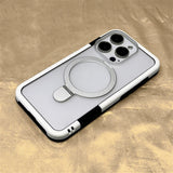 Hit Color Bumper Detachable 2 in 1 KickStand Magnetic Case for iPhone