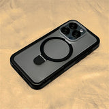 Hit Color Bumper Detachable 2 in 1 KickStand Magnetic Case for iPhone