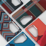 Hit Color Carbon Fiber Texture Metal Lens Wireless Charging Hard Case for Samsung Galaxy