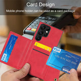 Leather Wallet Card Slot Stand Holder Case For Samsung Galaxy