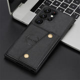 Leather Wallet Card Slot Stand Holder Case For Samsung Galaxy