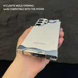 Luxury Irregular Frameless Aluminum Alloy Case For Samsung