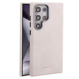 Luxury Leather Shockproof Magnetic Wireless Charge Case for Samsung Galaxy