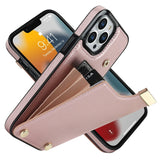 Luxury Wallet Card Slot Holder Leather Case for iPhone