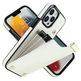 Luxury Wallet Card Slot Holder Leather Case for iPhone