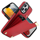 Luxury Wallet Card Slot Holder Leather Case for iPhone