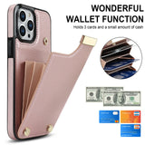 Luxury Wallet Card Slot Holder Leather Case for iPhone