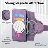 Magnetic Detachable Card Pocket Multifunctional Leather Case For Iphone