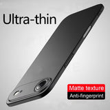 Slim Matte Hard PC Case For iPhone