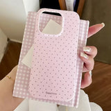 INS polka dots Shockproof Case for iPhone