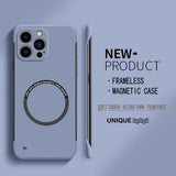 Ultra Thin Hard PC Magnetic Frameless Case For iPhone