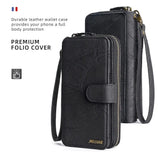 Detachable Flip Business Wallet Leather Case For Iphone