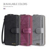 Detachable Flip Business Wallet Leather Case For Iphone