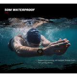 Outdoor Sports Compass Waterproof Carbon Fiber  Nylon Strap Watches for Men