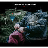 Outdoor Sports Compass Waterproof Carbon Fiber  Nylon Strap Watches for Men
