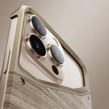 Native Solid Wood Metal Frameless Aluminum Alloy Frame Bumper Case For iPhone