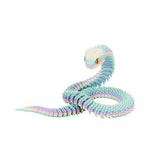 New 30cm 3D Printed Snake Desk Accessories Decoration Year Ornament