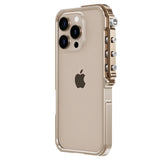 New Mechanical Aluminum Alloy Frame Metal Bumper Case For iPhone