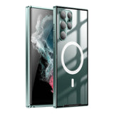 New Streamer Frosted Metal Magnetic Aluminum Alloy Frame Case For Samsung Galaxy