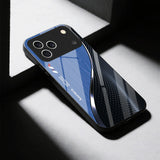 Business Glass Shockproof Phone Case for iPhone