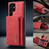 Magnetic Trifold Wallet Leather Case for Samsung