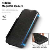 Luxury Magnetic Flip Leather Wallet Magnet Phone Case For iPhone