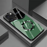 Plating Glass Dragon Phone Case For iPhone