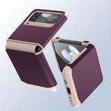 Luxury Silicone Hinge Full Package Phone Case For Samsung Z Flip