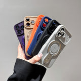 Full-Cover Magnetic Stand holder Design Case For iPhone