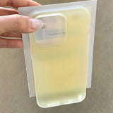 Translucent Matte Macaroon Color Soft Case For iphone