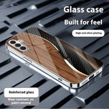 Wood Grain Curve Pattern Phone Case For Samsung