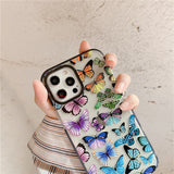ins style colorful butterfly case for iphone