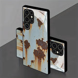 Old Rust Texture Tempered Glass Phone Case for Samsung