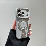 Full-Cover Magnetic Stand holder Design Case For iPhone