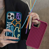 Personalized creative DIY puzzle decompression puzzle board Case for iPhone