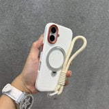 Diamond Platinum Magnetic Rotating Stand Case for iPhone