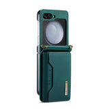 Flip Wallet Card Holder Cover With Lanyard For Samsung Z Flip