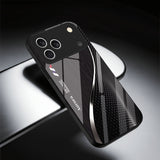 Business Glass Shockproof Phone Case for iPhone