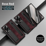 Drop-resistant case with integrated pen slot and screen protector For Samsung Z Fold