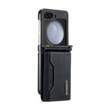 Flip Wallet Card Holder Cover With Lanyard For Samsung Z Flip