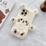 Cute Bear Autumn Winter Cases For Samsung