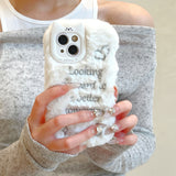 Cute Plush Bow Cartoon Cloud Shatter-Proof Phone Case for IPhone