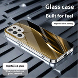New Gradient Line Electroplated Shockproof Phone Case For Samsung