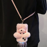 3D Dog Fluffy Phone Soft Case for IPhone