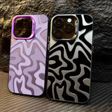 Luxury Hot Black Water Ripple Case for IPhone