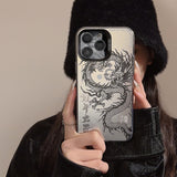 Dragon pattern print Case for iPhone