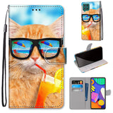 New Painted Leather Flip Phone Case with SIM Card Slot for Samsung